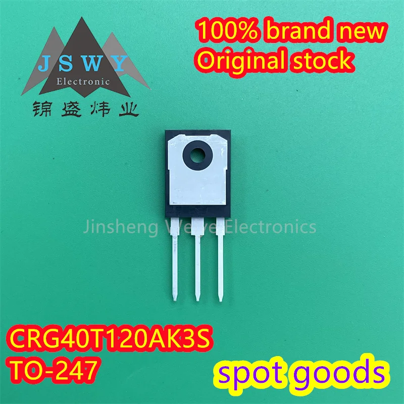 (1/5pieces) CRG40T120AK3S TO-247 welding machine IGBT single tube 40A1200V 100% original and brand new G40T120AK Electronics