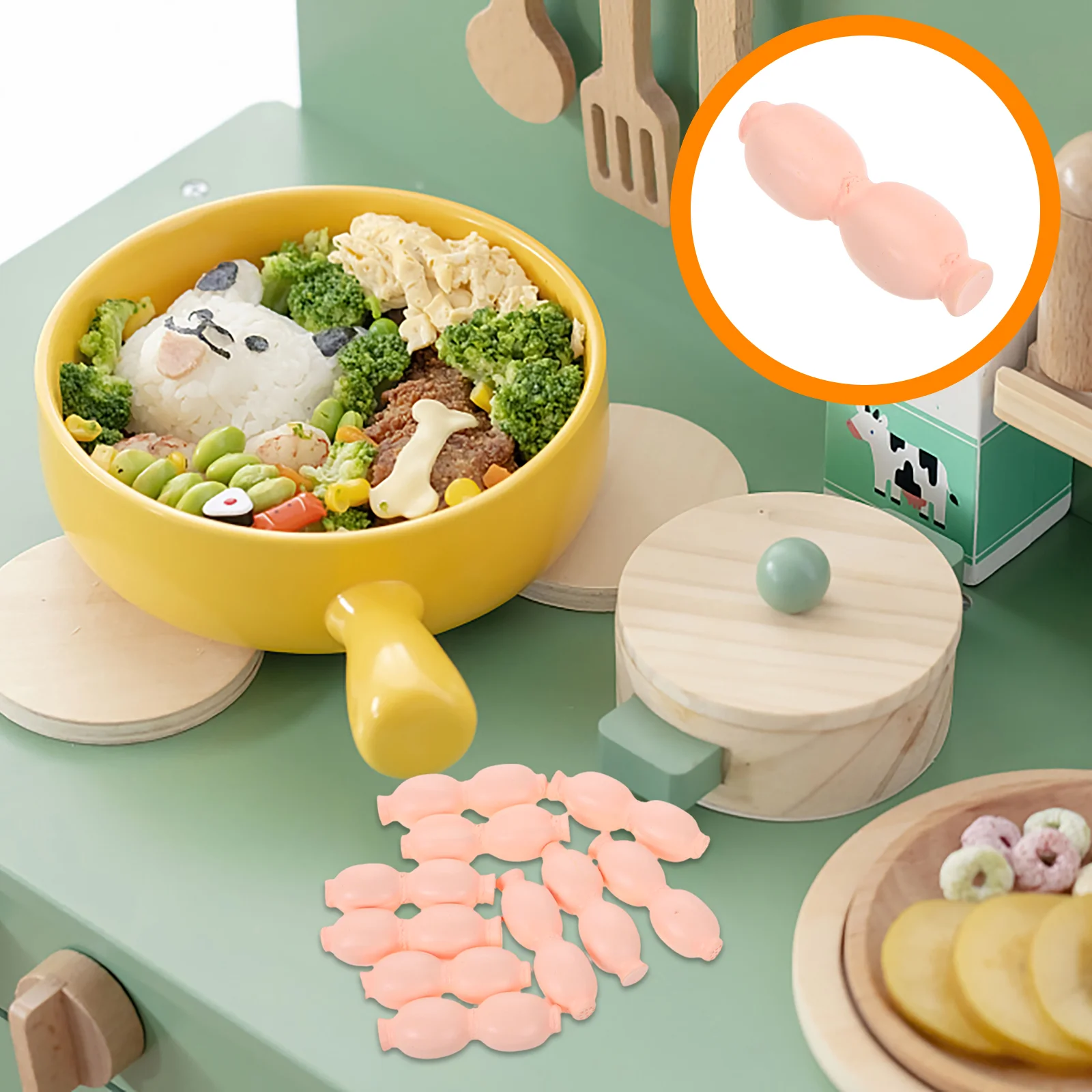 

Simulation Vegetable Ornaments Kids Toys Play Kitchen Food Decorations Resin Mini Realistic Vegetables Accessories