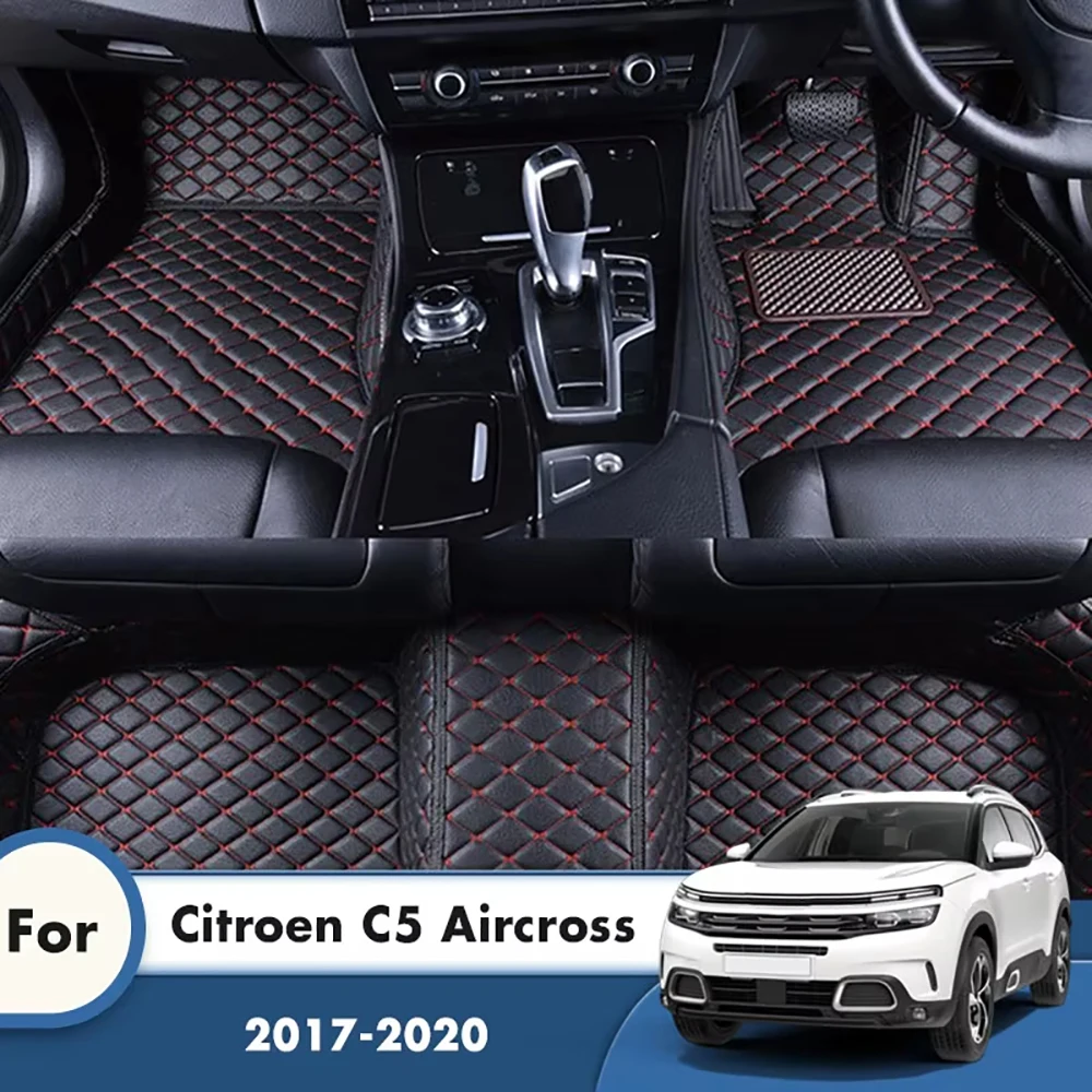 Custom Carpets For Citroen C5 Aircross 2022 2021 2020 2019 2018 2017 Car Floor Mats FootPads Automobile Auto Accessories Interio