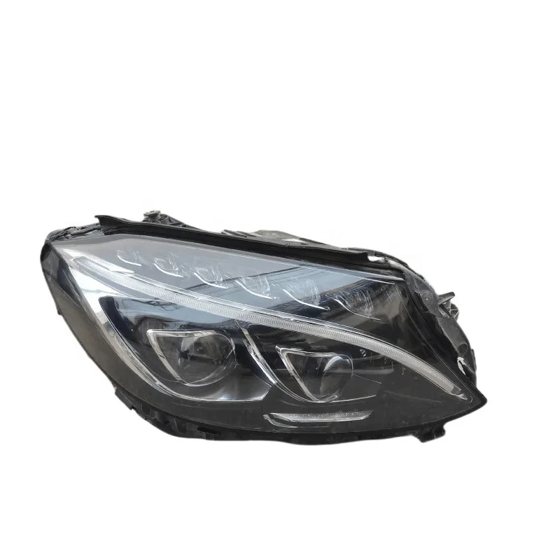 Suitable for W205 C-Class 2015 Program Plug and Play Modification of All LED High Configuration  Headlights