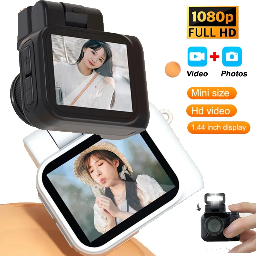 

Y4000 Mini Camera With Flash Lamp Digital Camera HD 1080p Portable Retro Ultra Compact Mini CameraVideo Recorder With Screen