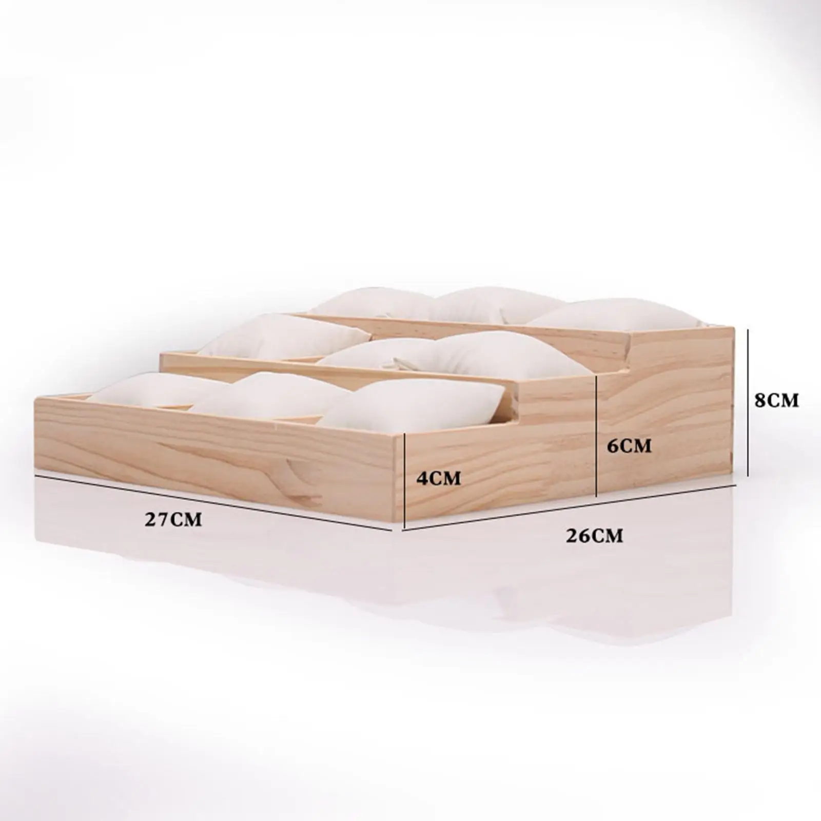 Watch Display Tray Wooden Jewelry Bracelet Storage Case Bracelet Display Showcase for Counter Necklaces Watches Shop Drawer