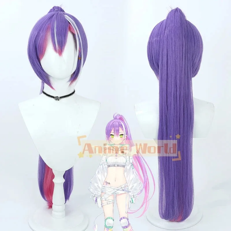 Hololive الظاهري YouTuber Tokoyami Towa الخامس زي شعر مستعار تأثيري #1