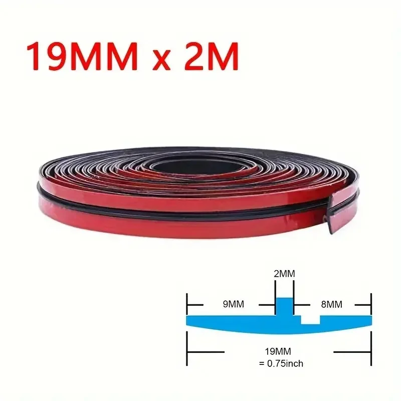 Car Windshield Seal Strip Universal Windshield Weather Stripping T Shape Windshield Rubber Seal for Roof Front Rear