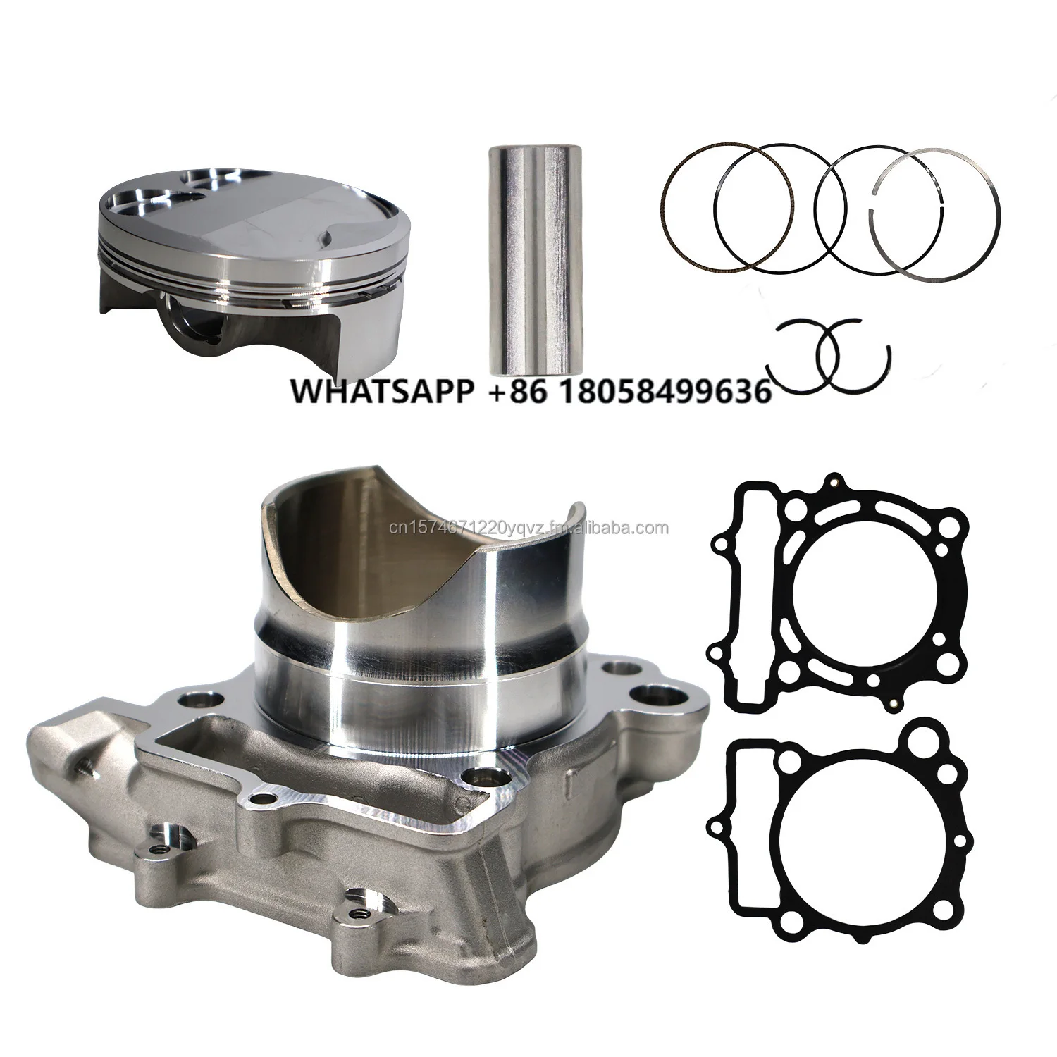 

Motorcycle 77mm Cylinder Kit 11005-0644 Fit for Kawasaki KXF250 2009-2016 Including Cylinder Block Piston Pin Circlip Gaskets