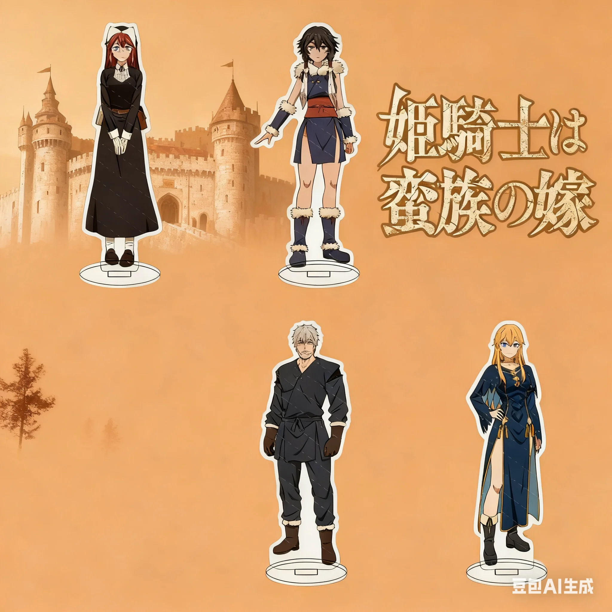 أنيمي "الأميرة المحاربة والملك البربري" 15 سنتيمتر الاكريليك حامل سيرافينا دي لافيلانت مكتب الزينة تبادل الهدايا