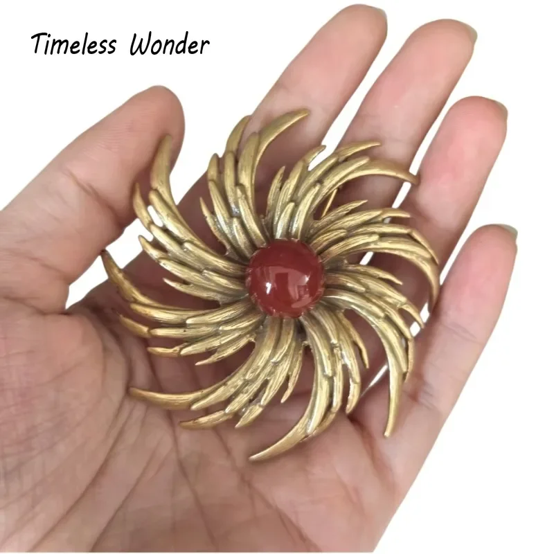 

Вневременная чудесная ретро-гео стеклянная брошь с цветочным принтом, булавки для женщин, дизайнерские ювелирные изделия, подиум, топ, стильный подарок, редкие броши, винтажные 5252