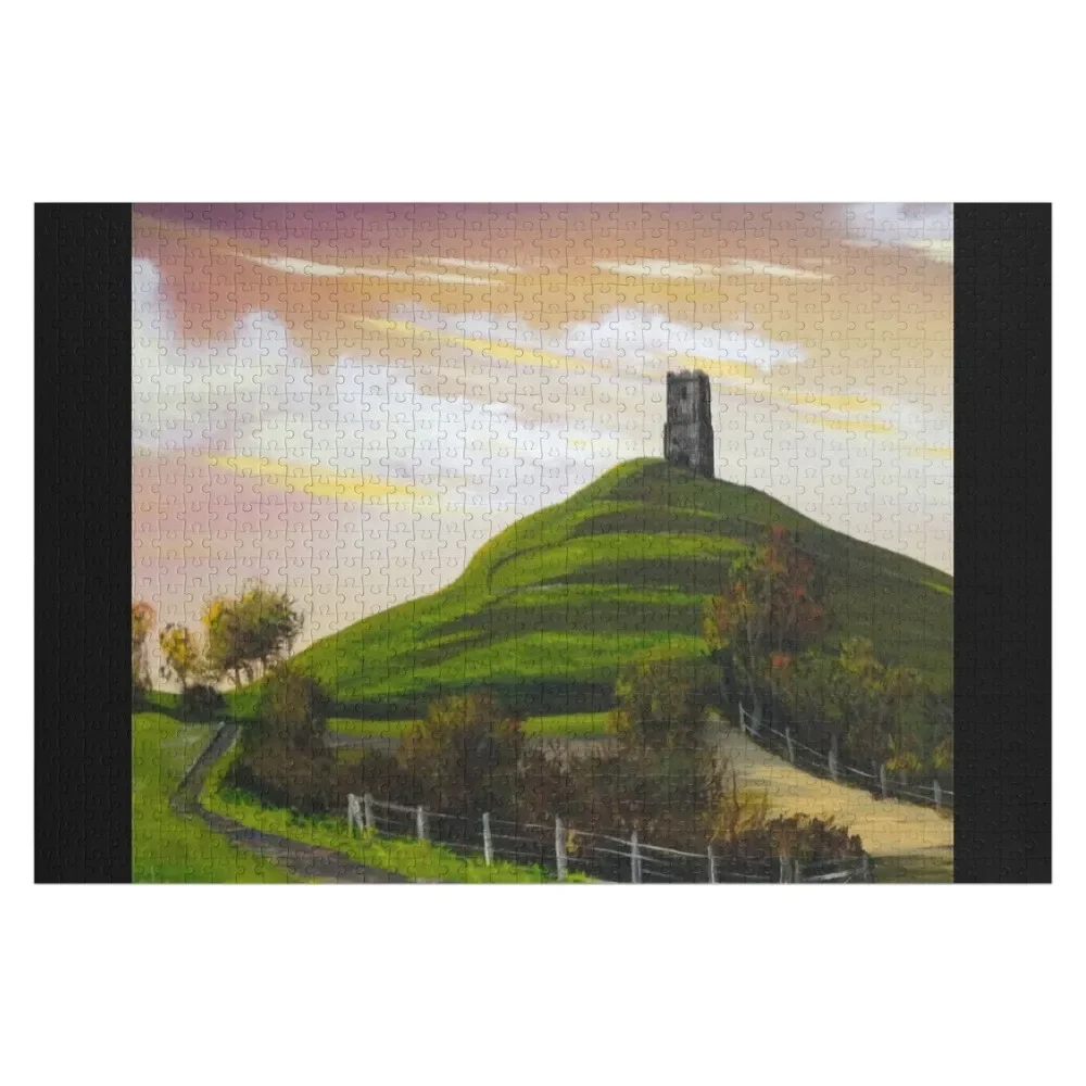 

Glastonbury Tor Jigsaw Puzzle Wooden Compositions For Children Woods For Adults Personalised Toys Puzzle