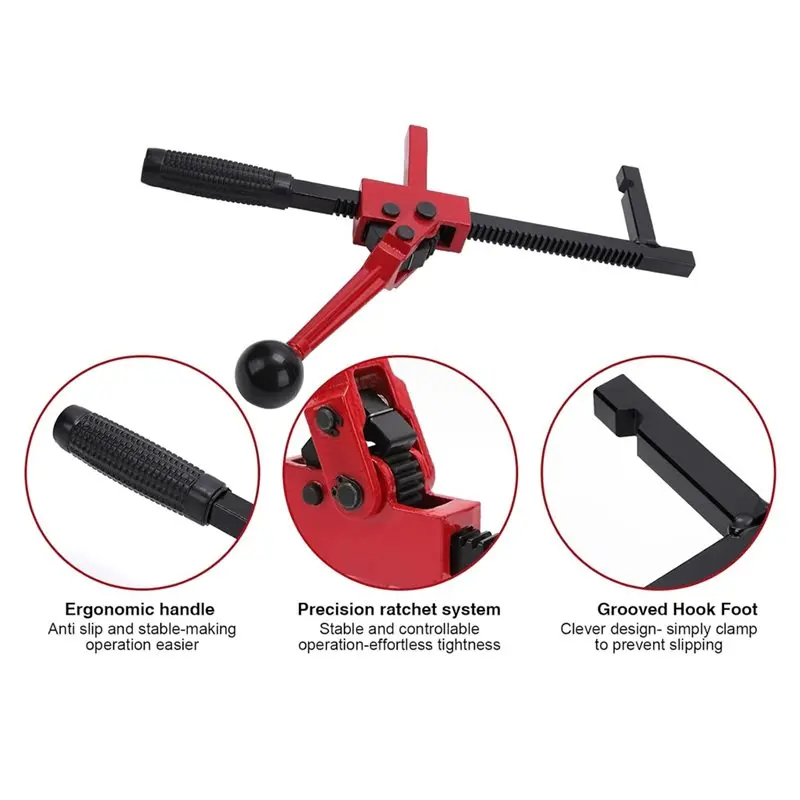 [ABFI!】 Chain Link Fence Stretcher Tool For Farm, Ranch And Yard Fencing- Ratchet Wire Mesh Fence Tightener And Puller