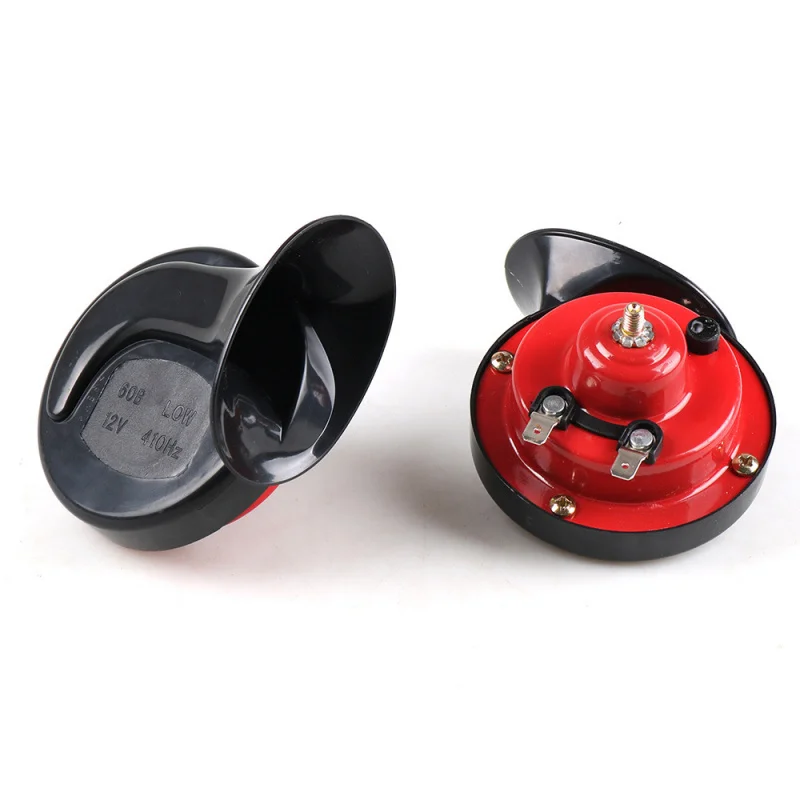 Factory Direct Supply Car Modification Snail Horn 12VMotorcycle Electric Car High Bass Dual Tone Whistle Speaker sound signal