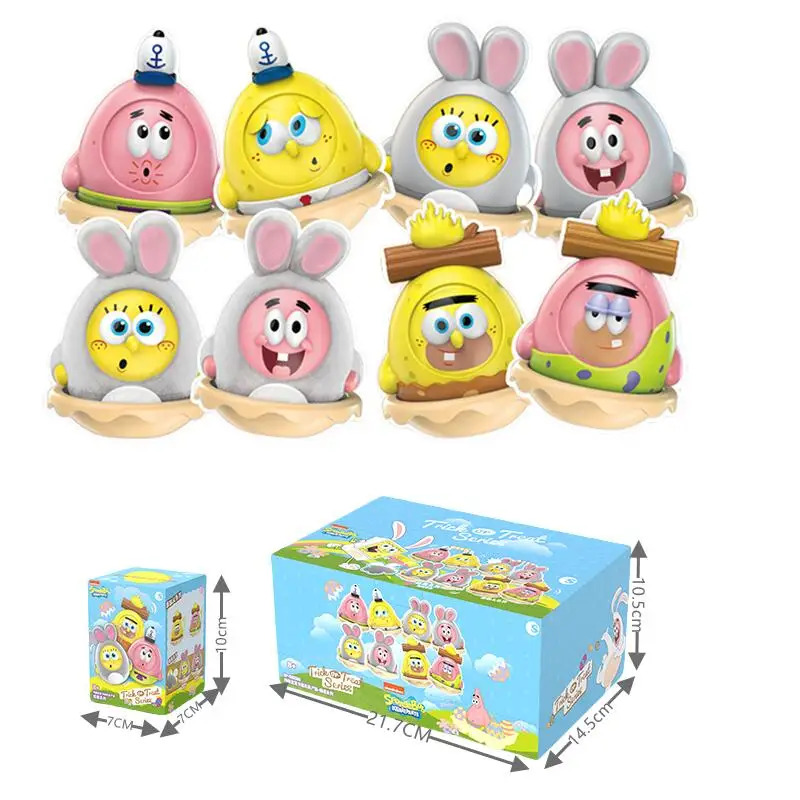 Caja ciega de la serie SpongeBob SquarePants, vaso de Patrick Star, Kit de modelismo, juguetes para muñecas, regalo de cumpleaños para niña ﻿