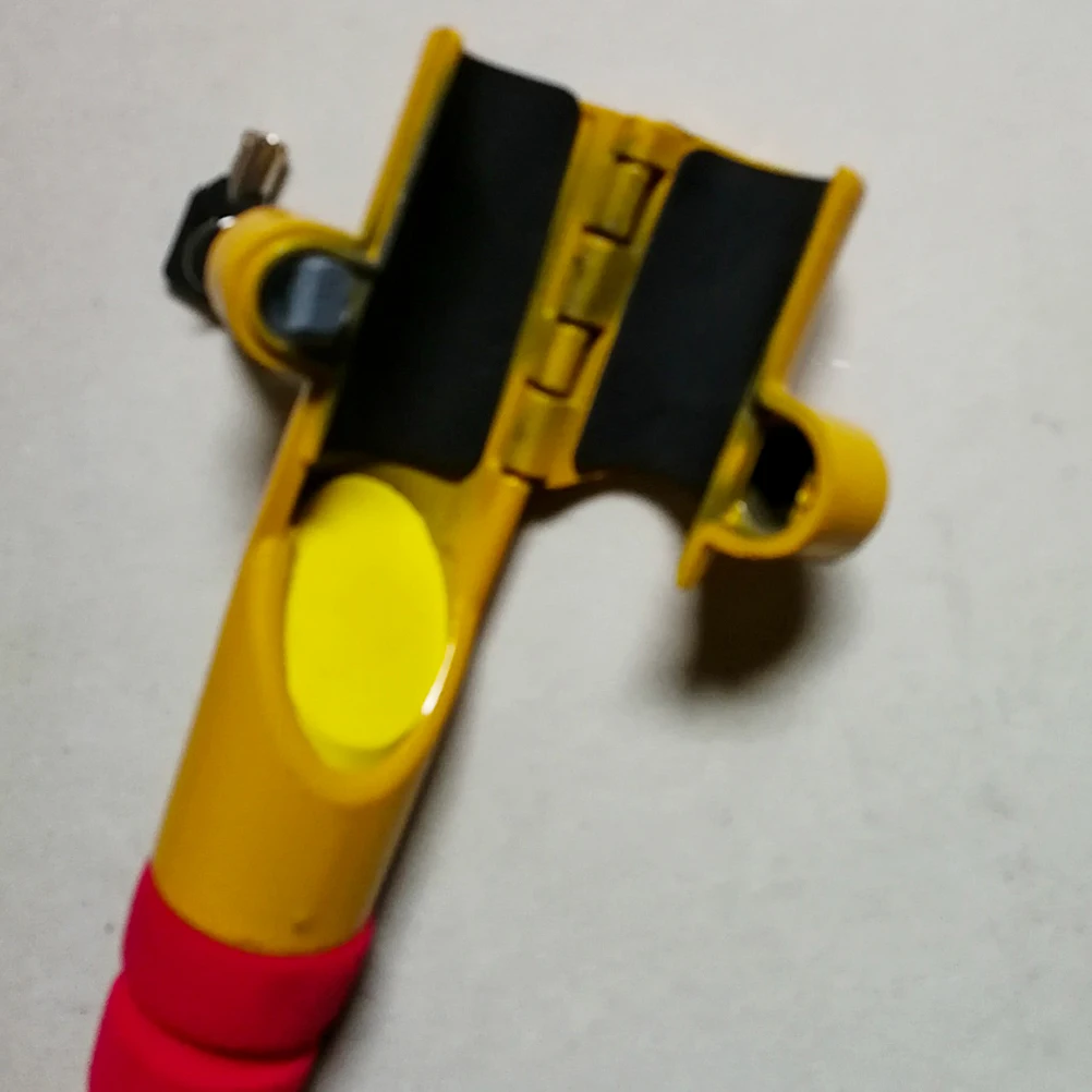 

Car Steering Universal Metal Steering Wheel Lock Antitheft Device for Suv Truck Vehicle Security Cone Lock Adjustable