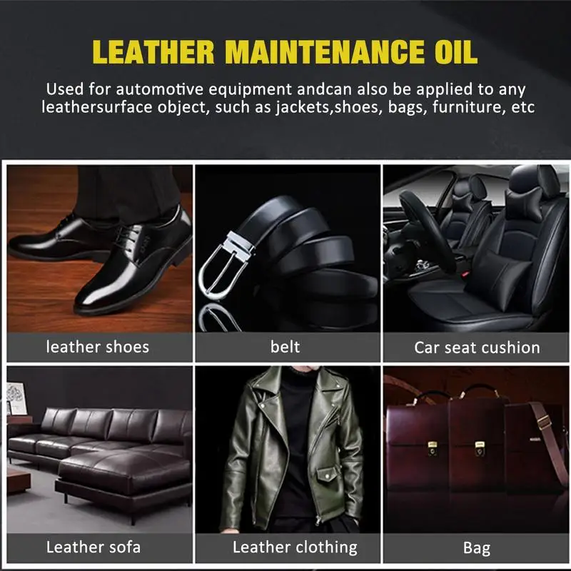 Leather Repair Gel Mink Oil Nursing Cream For Shoes Cleaning Liquid Repair Sheep Oil For Sofa Auto Seat Leather Accessories