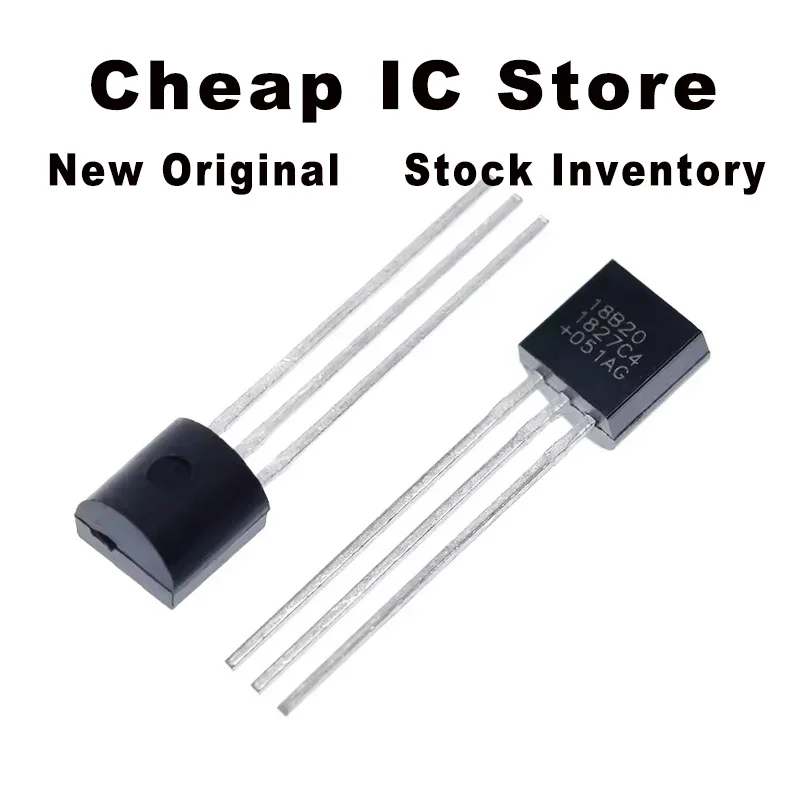 10PCS 18B20 DS18B20 Digital Serial Temp Sensor  TO-92 Temperature Sensor