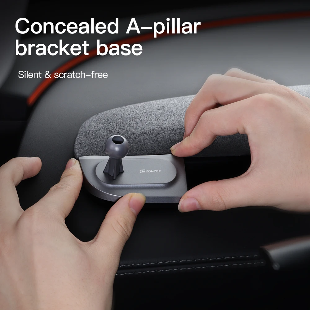 YZ Für Tesla Model 3 Y YL Highland Juniper 2024-2026 Magnetische 360-Grad-Handyhalterung für Lüftungsschlitze, Rutschfest, für iPhone 17 16 MagSafe – Detail 8