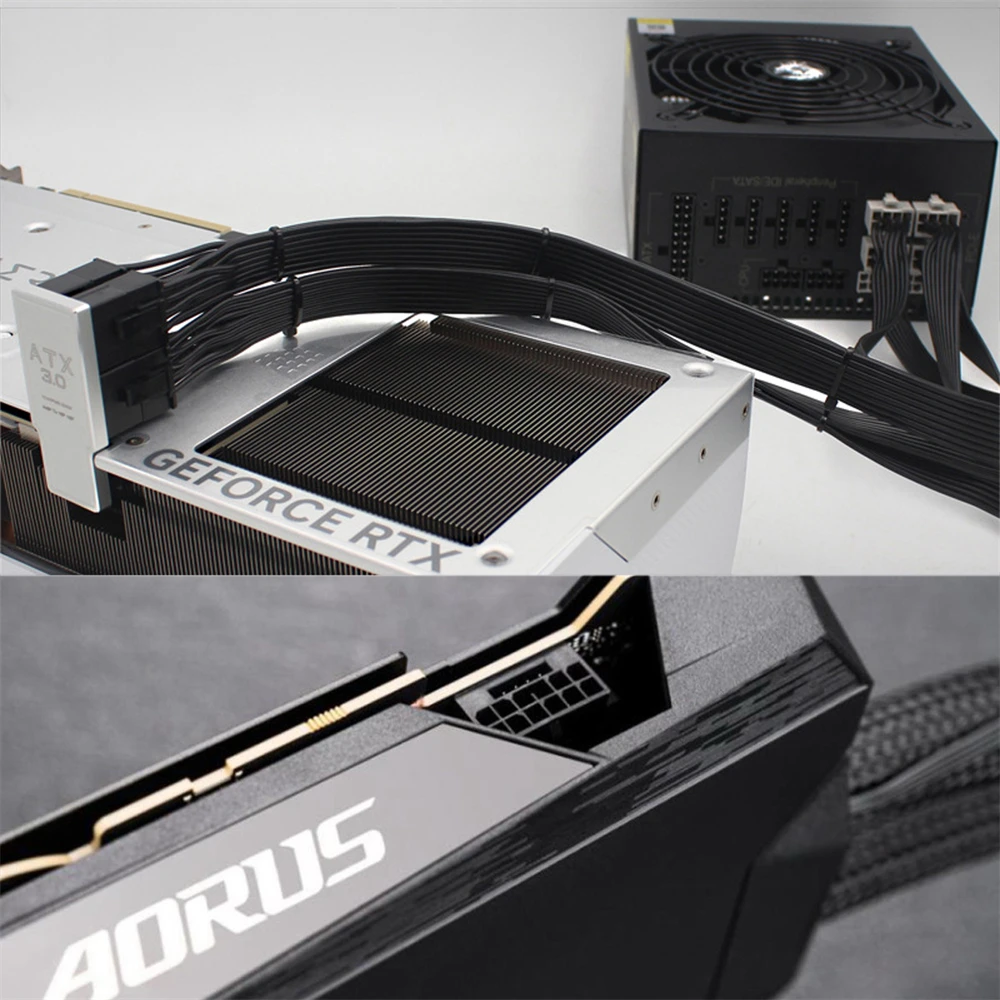 Cablecc Atx3.0 Pci-e 5.0 Naar Atx 8P Modulaire Voedingsadapter Voor 4080 5090ti 16pin 12Vhpwr Connector