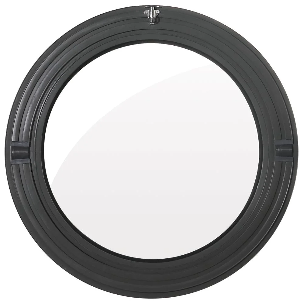 round windows that open hurricane impact aluminum frame pivot windows