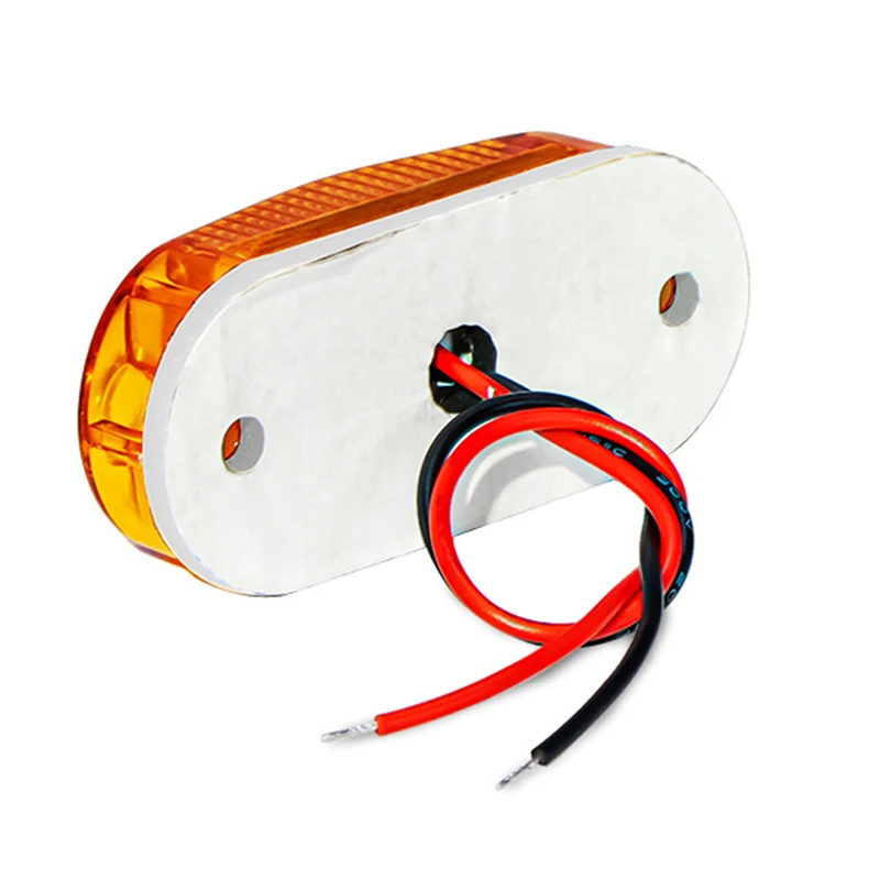 Feux de position latéraux à LED, feu de dégagement avant et arrière, indicateur de camion, accessoires pour bus, camionnette, caravane, 12V, 24V, 1PC