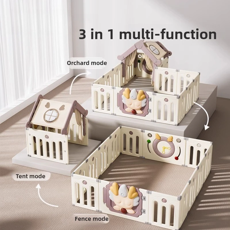 Baby Playpen Indoor Baby Playground Plastics Luxury Baby Activity Fence Large Toddler Crawling Game Fence Kids Activity Centre
