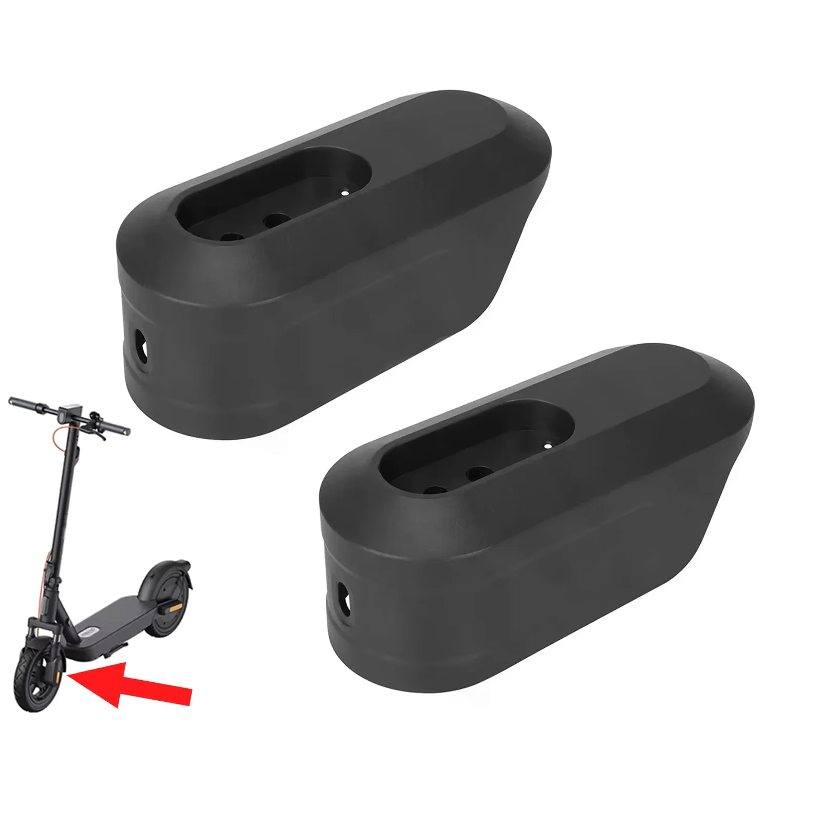 Front Fork Cover For Xiaomi 5 Plus Electric Scooter Reflector Cover Front Fork Reflector Strip Base Cover 2 Pack Parts