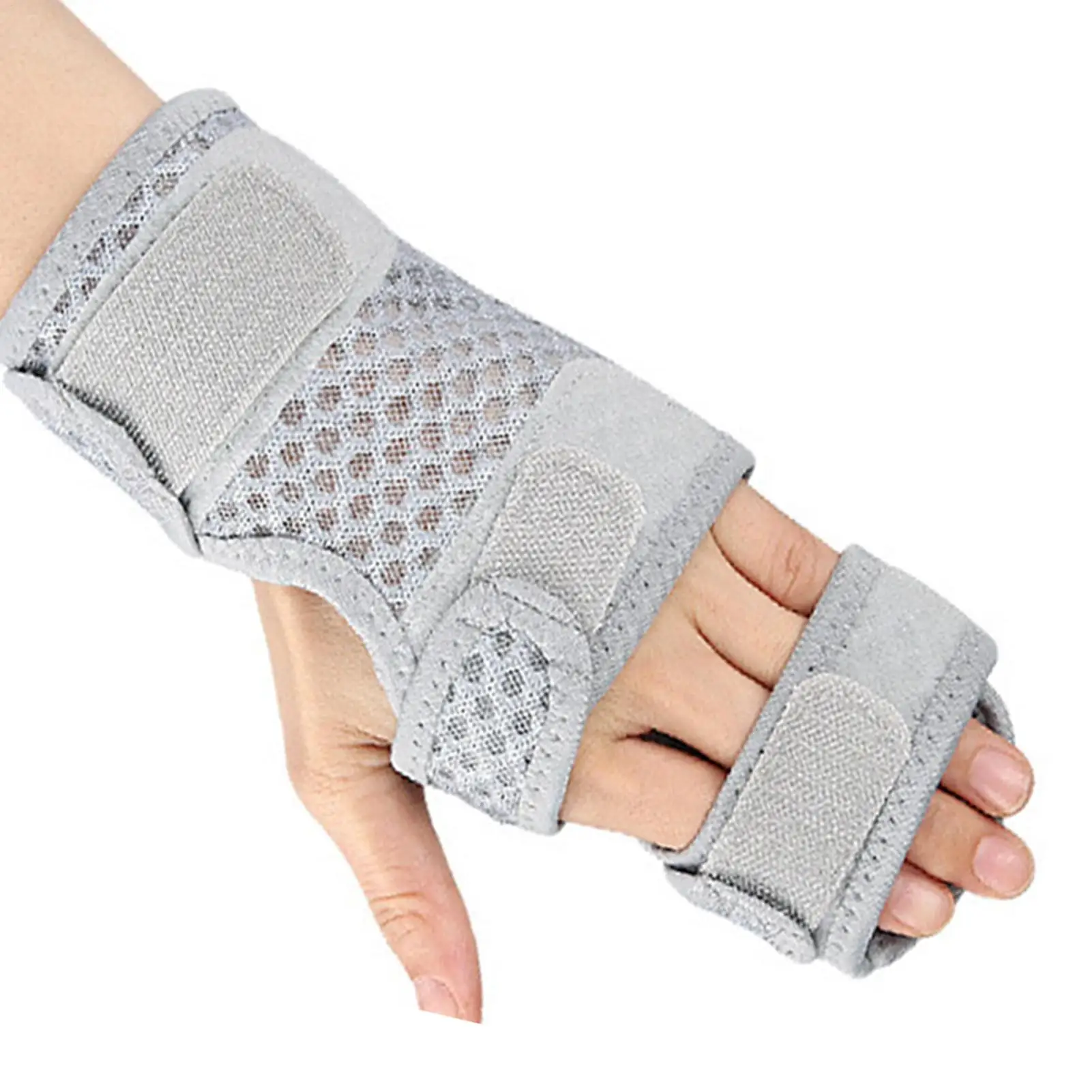 Finger Splint Brace Adjustable Finger Support For  Joint Pain, Breathable Finger Straightener For Typing Writing Desk