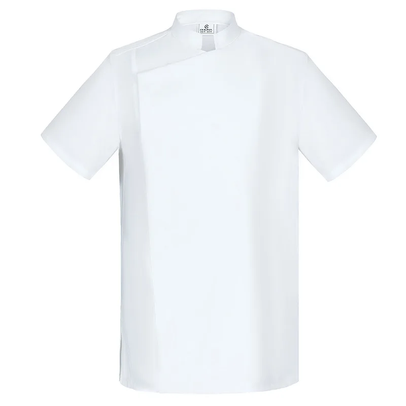 Mono de Chef para hombre, ropa cómoda de verano para Hotel, restaurante, hornear, restaurante occidental, cocina, ropa de cocinero de media manga