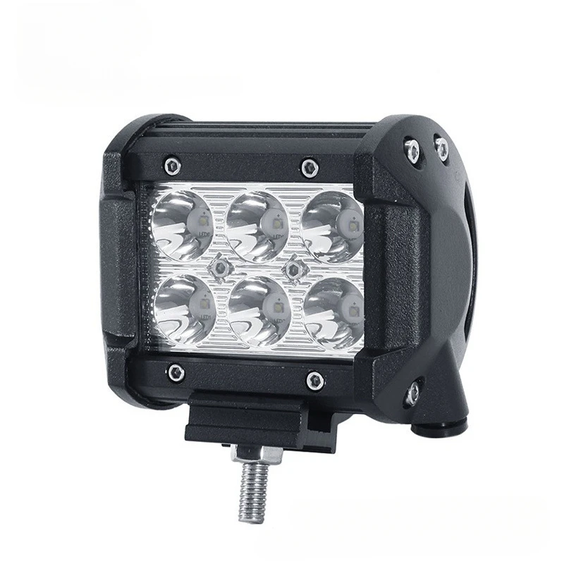 

4-inch 18W 6-light dual row high brightness LED car work light maintenance light motorcycle modification