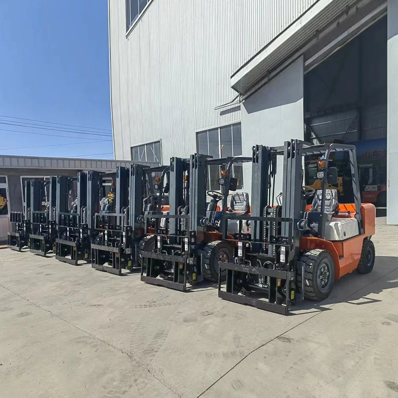 Small 2 2.5 3 3.5 4 4.5 5 6 7 Ton Diesel Forklift Truck Price