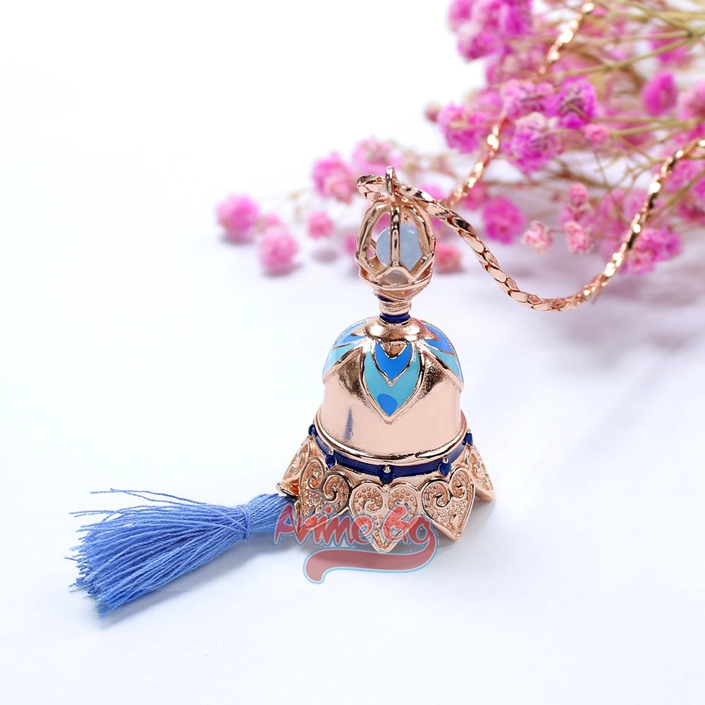 Game Genshin Impact Wanderer Cosplay Necklace Balladeer Tulaytullah's Remembrance Weapon Bell Pendant Accessories C08506