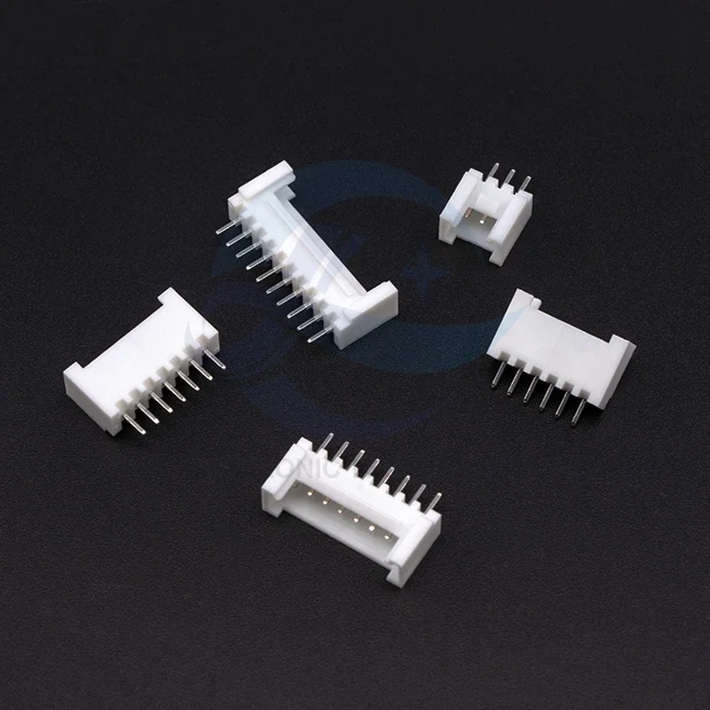 HY2.0 straight needle seat buckle with lock connector spacing of 2mm socket 2/3/4/5/-10p straight pin base electronic