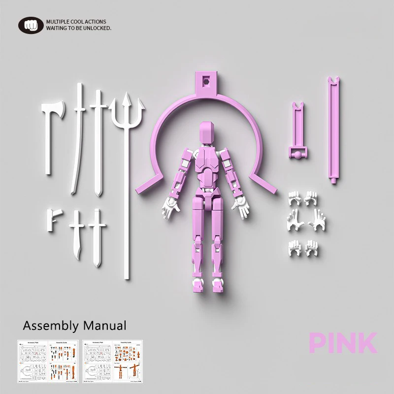 Mehrgelenkiger Beweglicher Formwandler-Roboter mit Magnetischer Anziehung, 3D-Gedruckte Schaufensterpuppe, 13 Actionfiguren, Spielzeug, Ornamente, Geschenke