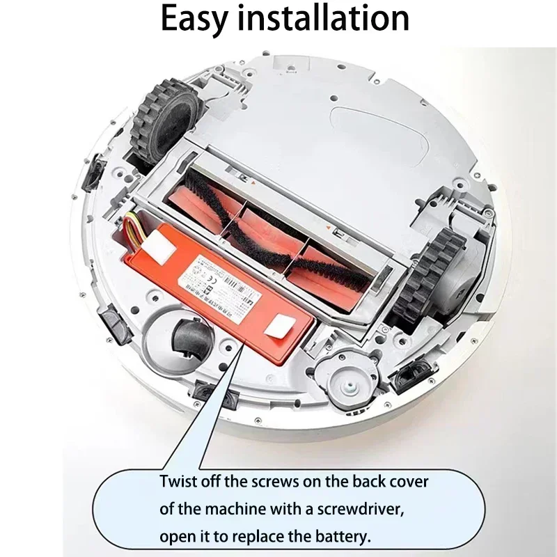 air transport，14.4V BRR-2P4S-5200S Robotic Vacuum Cleaner Battery For Xiaomi Roborock S55 S60 S65 S50 S51 S5 MAX S6 Part E45/S45