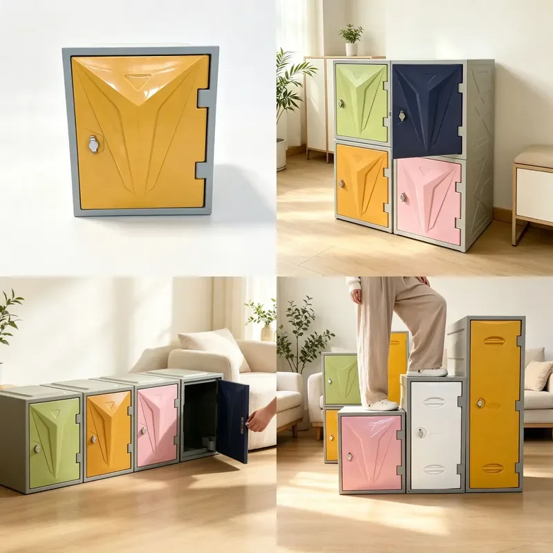 Large Lockable Storage Box Thickened Multi-functional Home Organizer Secure Container for Bedroom Living Room