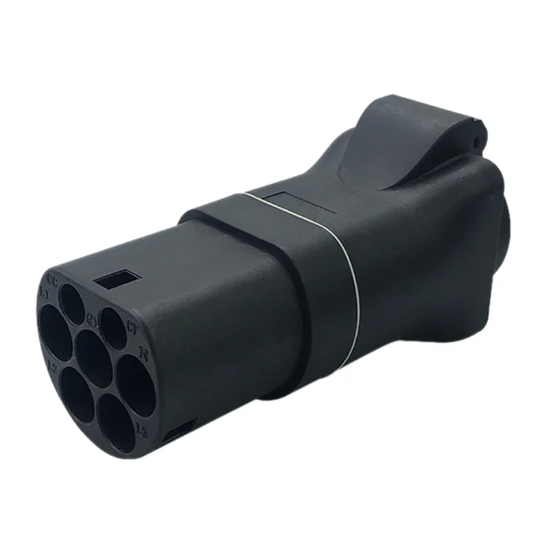 

ABHX-16A Electric Vehicle EVSE Adapter Portable EV Plug Type 2 To 2 Pin Socket,EU Plug