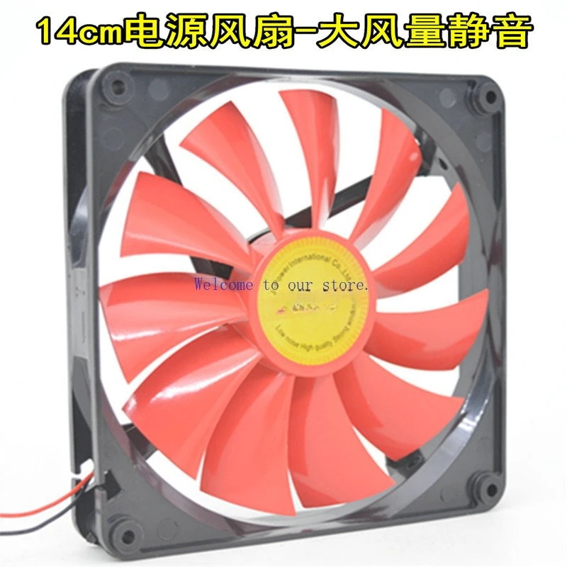 

For the new J-POWER14cm power fan 14025 dragon computer power supply cooling exhaust large air volume silent