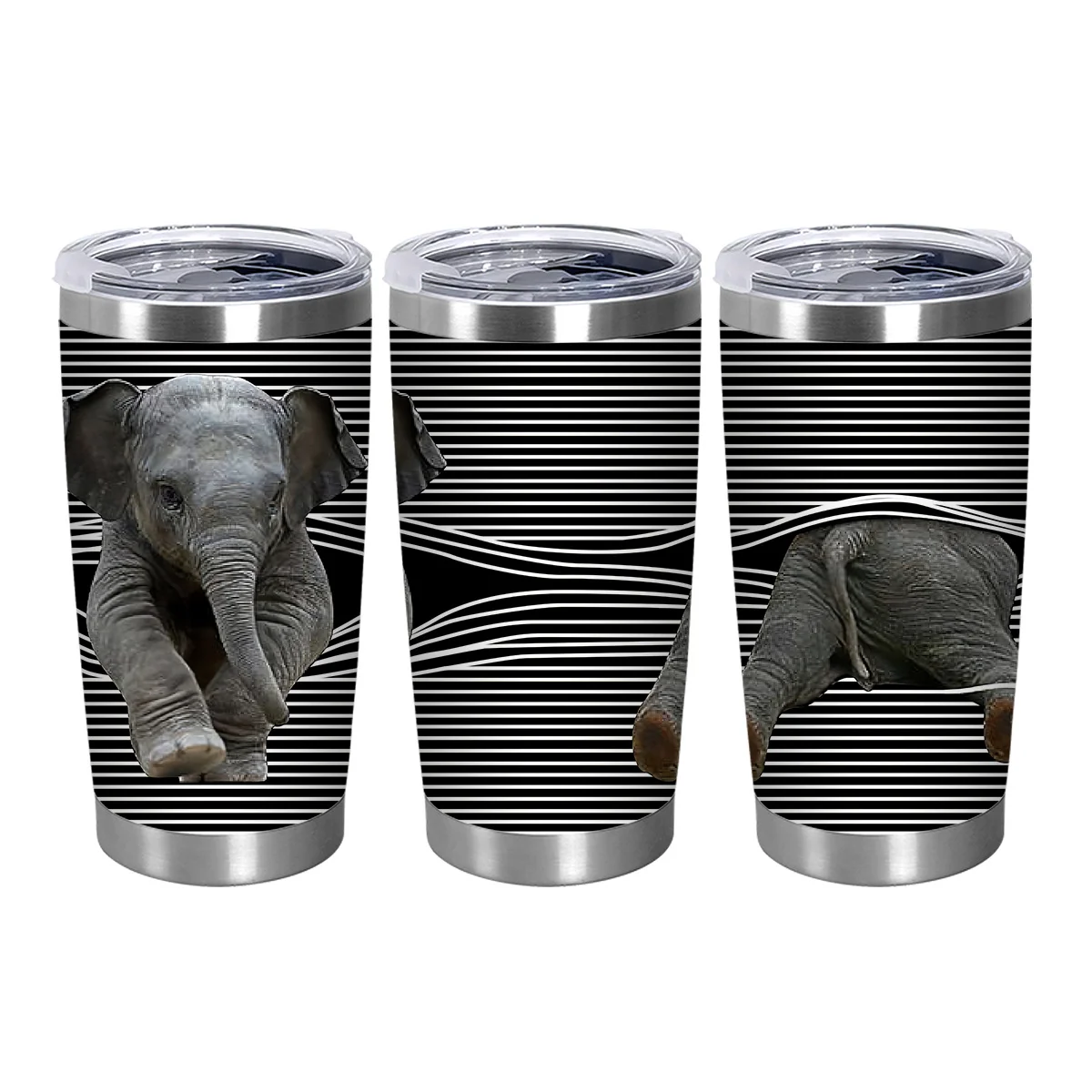 

1pc 20 oz stainless cup, Tumblers with lids and straws, Can be used for indoor and outdoor activities