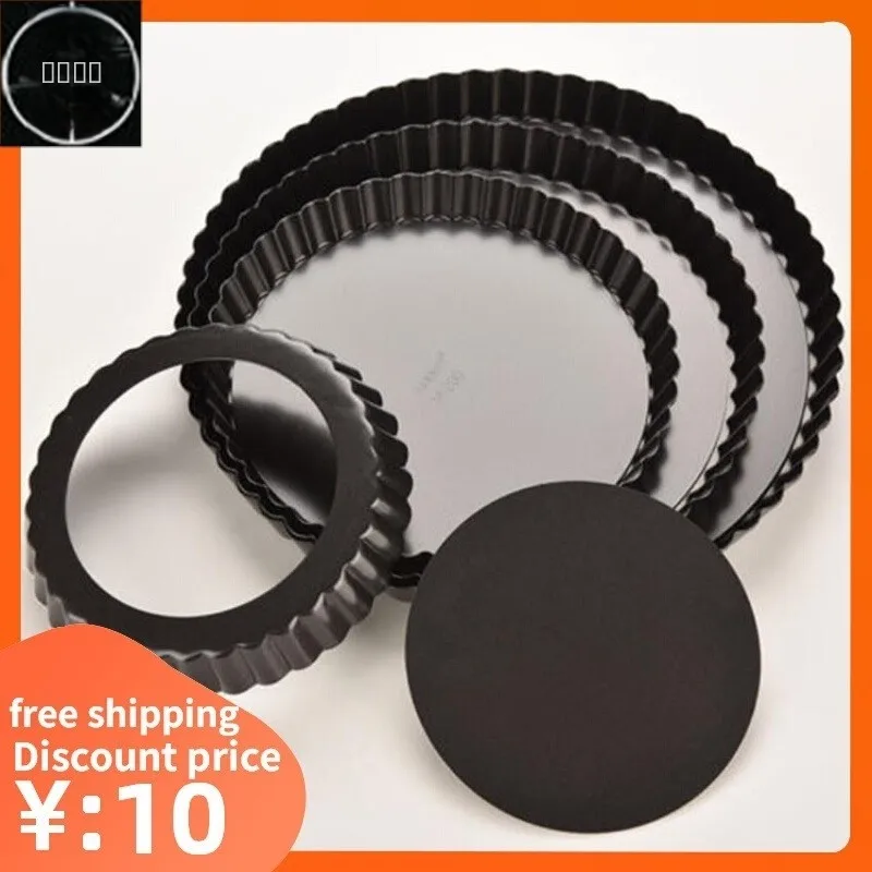 

Non-Sti Flan Tin Tart Pie Pan Cake Baking Tray Pie Di Oven Se Baking Pan for Pastries And Pies