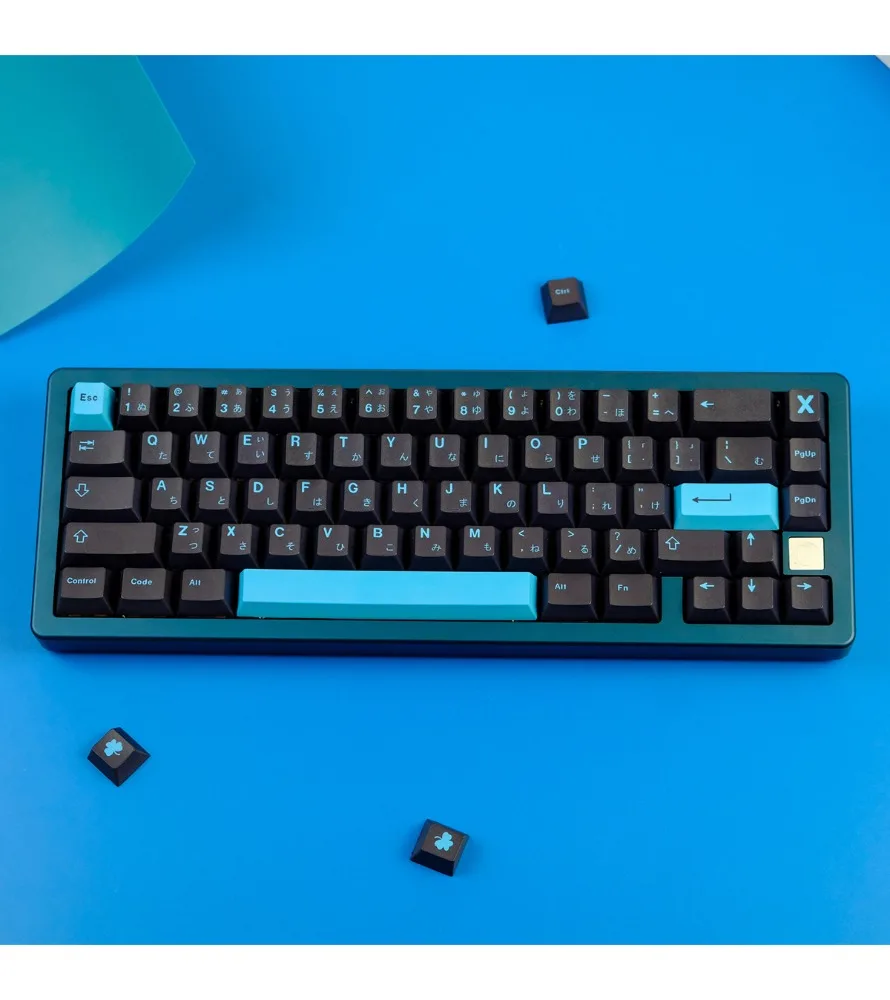 Keycaps Sublimation Mechanical Keyboards for Customization Minimalist Black and White Keycaps PBT Original Height
