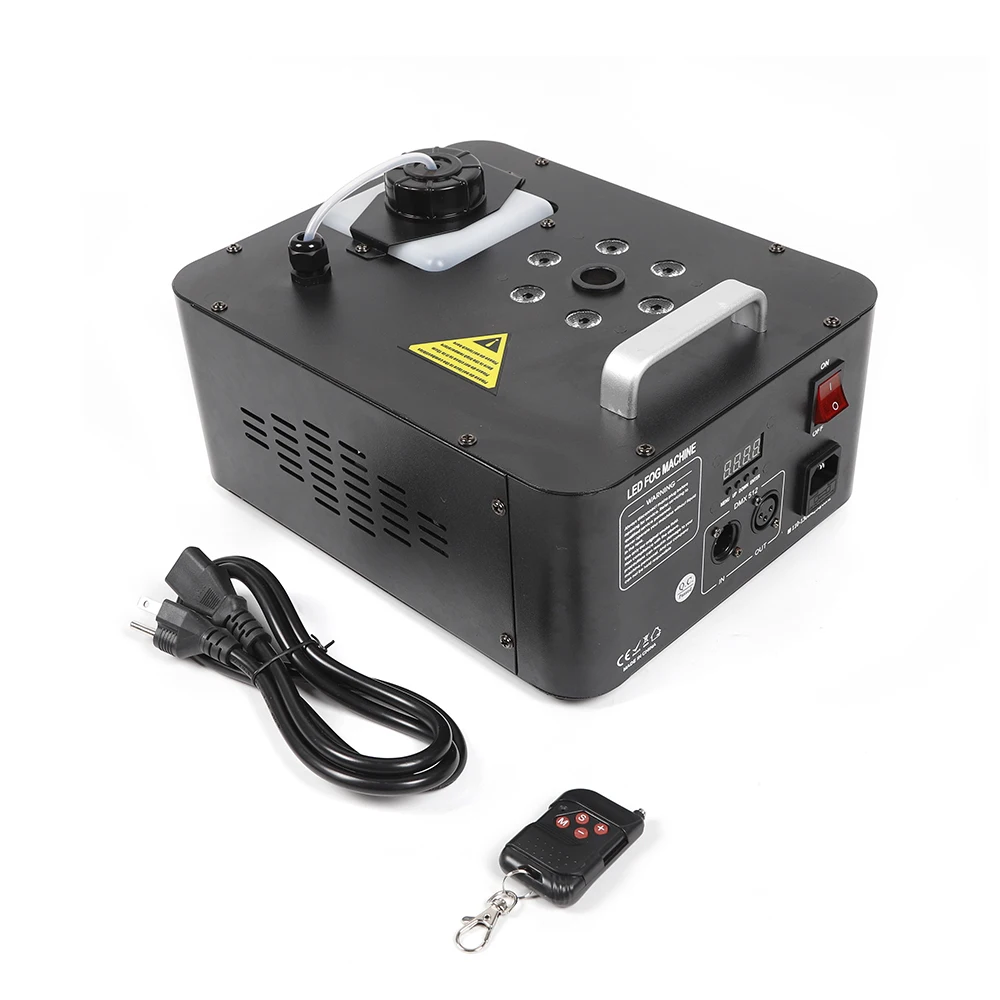 900W smoke machine with 6 LEDs, three in one, US standard