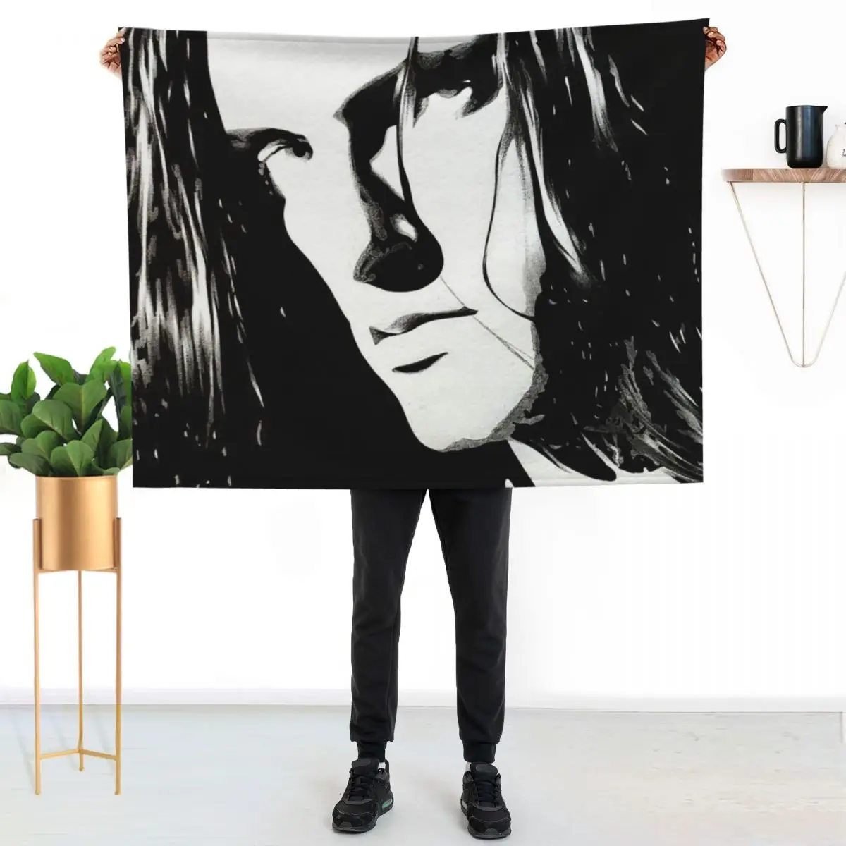 Peter Steele Throw Blanket Summer Cool Breathable Blanket for Sleeping