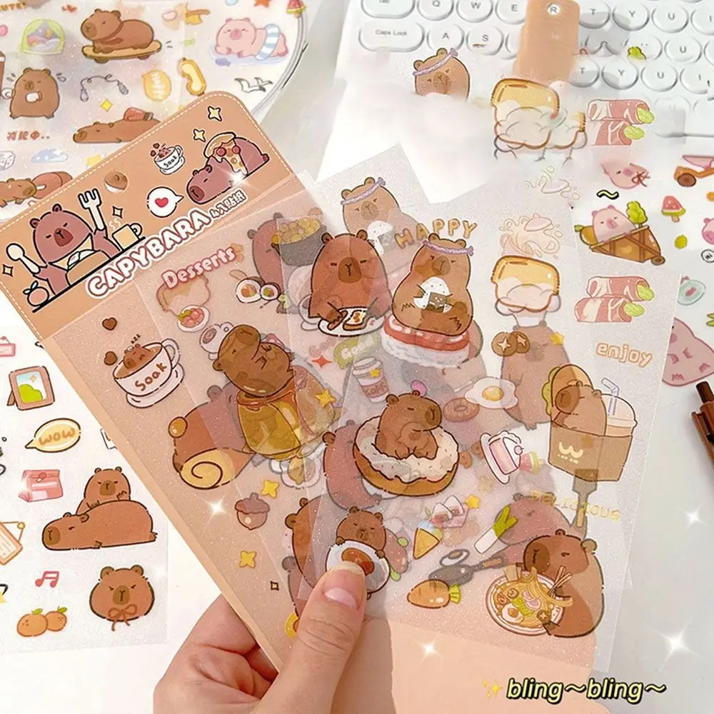 Todo lo que debes saber sobre lapibara: Pegatinas de capibara para decorar y organizar