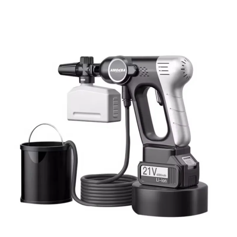 Preço baixo Pistola de lavagem de carro elétrica de alta pressão portátil sem fio 24v bateria recarregável pistola de lavagem de carro