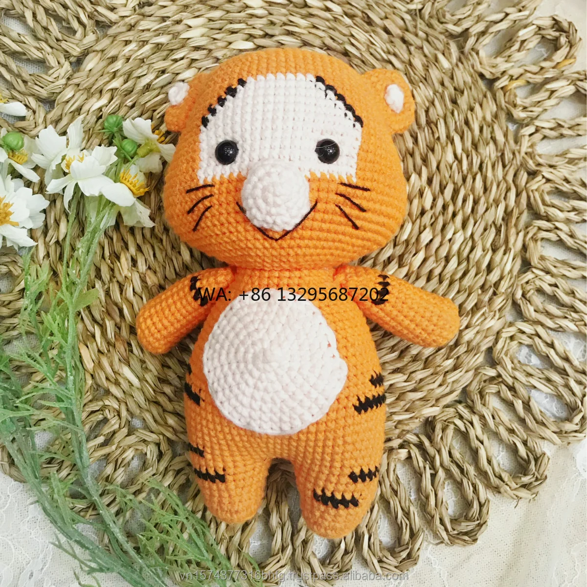 

Best Crochet Stuffed Animal Cute Cartoon Style Plush Doll for Kids Mother Manufactured by for Custom Plush