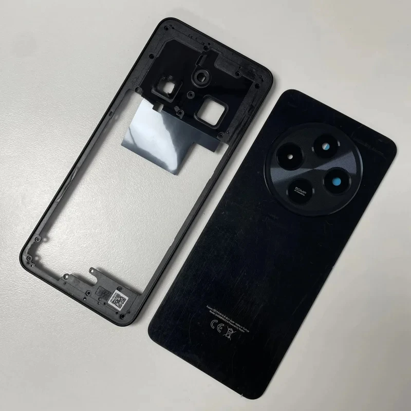 

Для Redmi 14C полный корпус, средняя рамка, задняя крышка аккумулятора, задняя крышка с запасными частями для объектива камеры