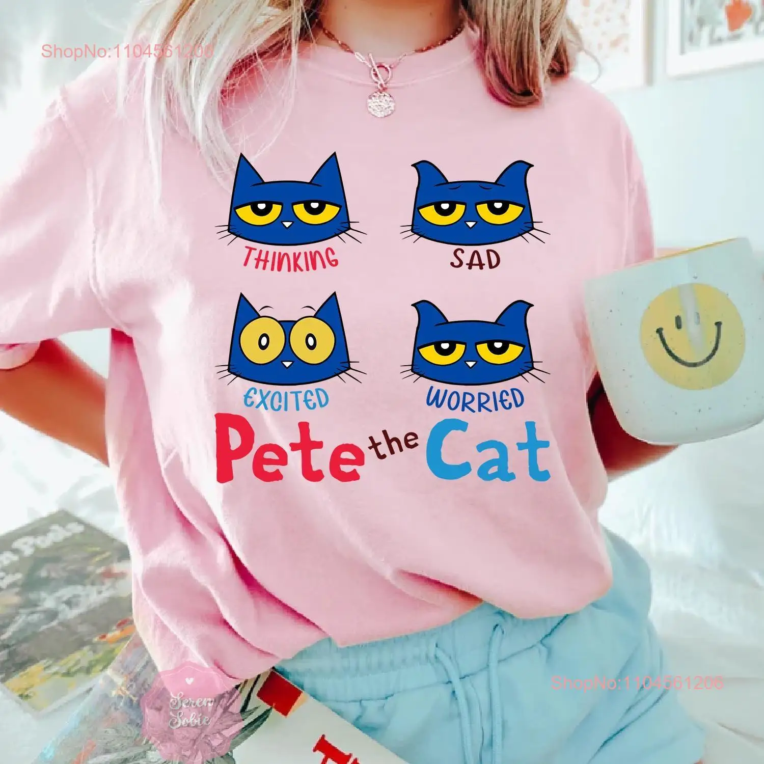 Funny Pete The Cat 100 Days Of School T Shirt Celebrate 100th Day Teacher For long or short sleeves