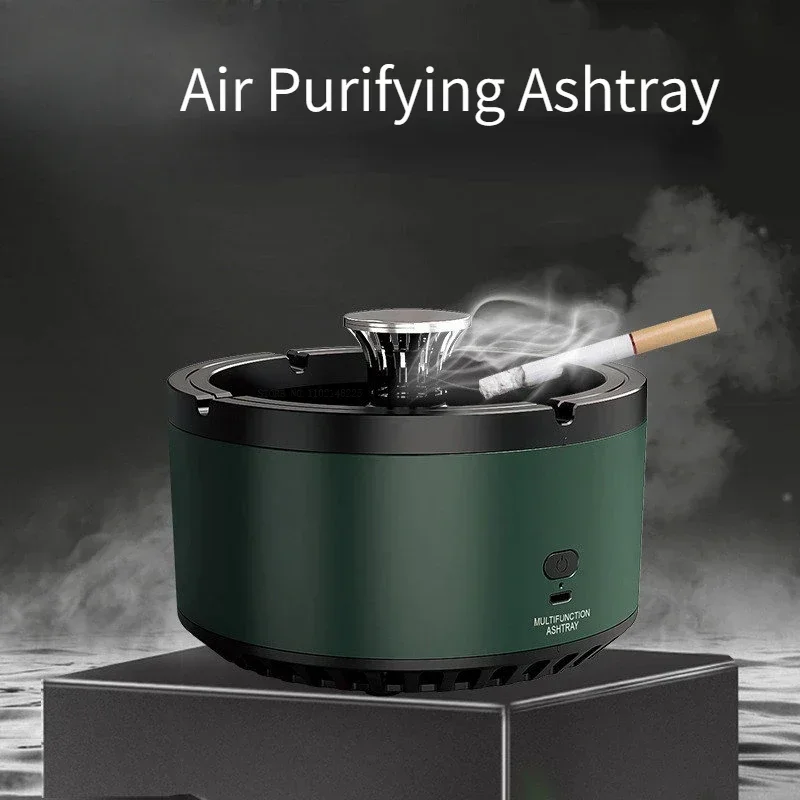 

Multifunctional Smart Ashtray Household Rechargeable Smoke Removal Air Purification Machine Portable Cigar Ashtray