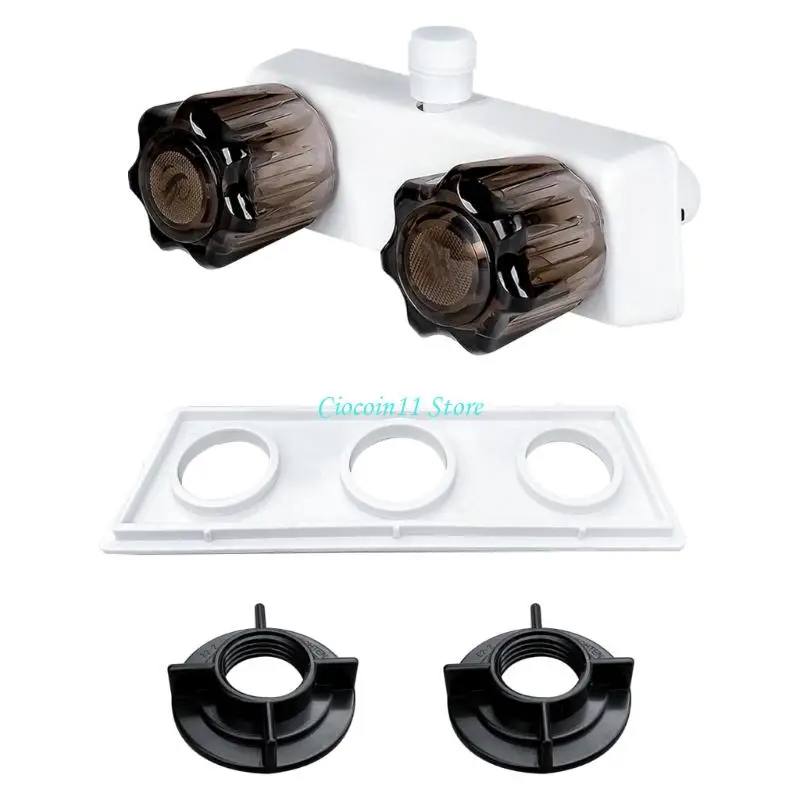 

Y1UB Motorhome Bathroom Faucet Replacement With Temperature Control Lightweight ABS Material Quick Connection Fitting