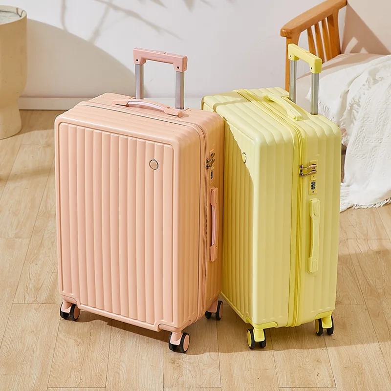 20/24 inches Suitcase Large Capacity Travel Case Spinner Wheels Suitcase Small Luggage Compartment Light Weight Suitcase