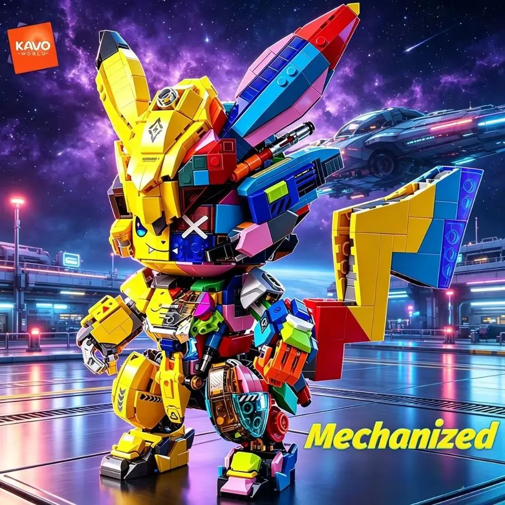 KAVOWORLD 1505PCS Mecha Animal Building Blocks Mechanical Structure Model Kit DIY Assembly Robot Brick Figure Gifts for Adults