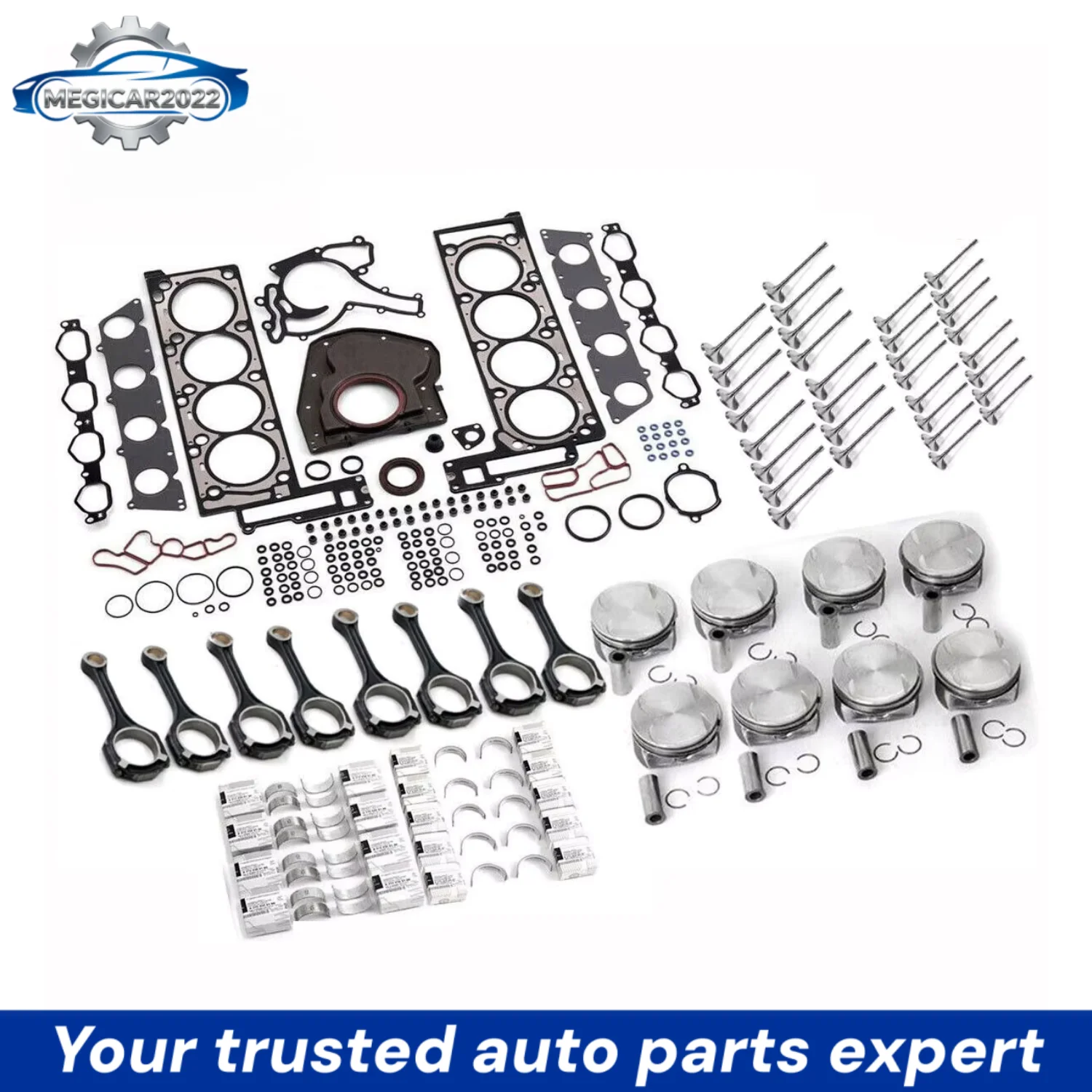 M273 5.5L Engine Rebuild Kit 2730301517 2730302117 2720330001 2730300620 For Mercedes-Benz GL550 S550 G500 E550 R500 S500